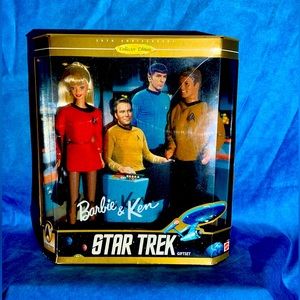 Mattel Collector Edition Barbie & Ken Star Trek Tribute